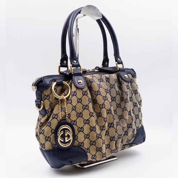 AR34❤️Gucci GG Canvas Sukey 2 way Handbag - Picture 3 of 16
